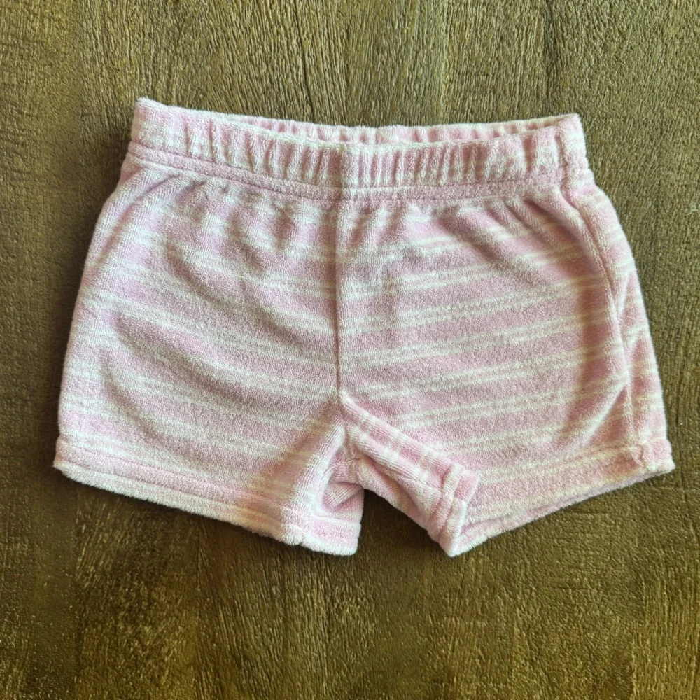 TWIN BUNDLE Set of 2 Carter's Pink Striped Terrycloth Set with Pineapple - Picture 4 of 5